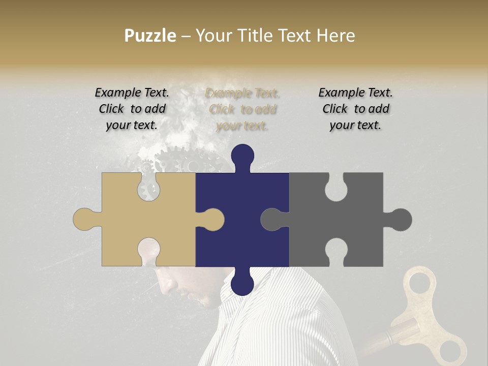Worker Sadness Technology PowerPoint Template