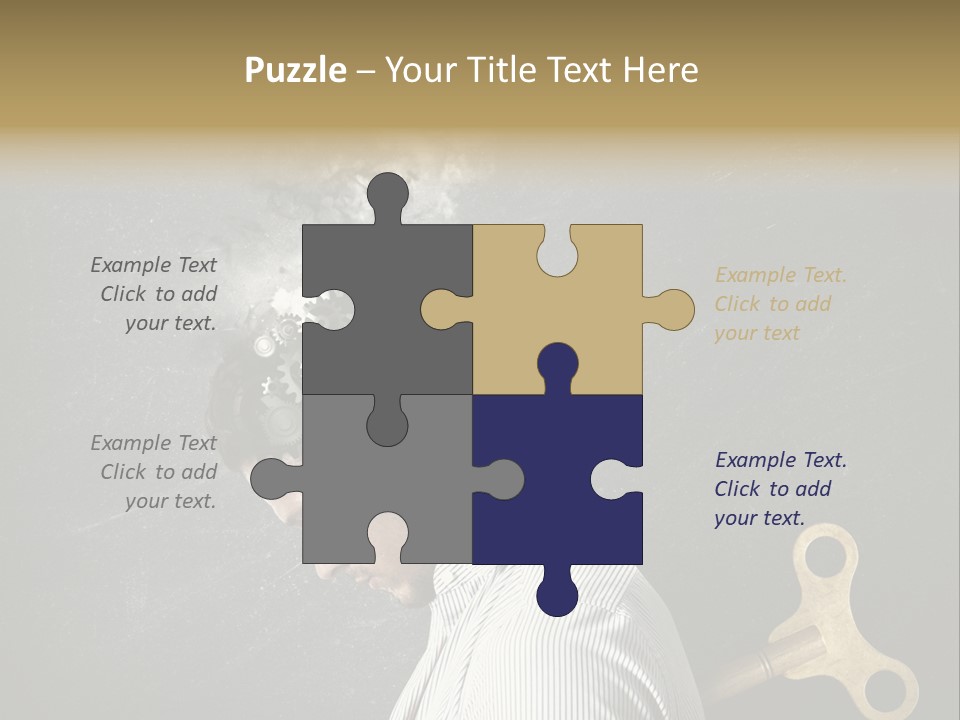 Worker Sadness Technology PowerPoint Template