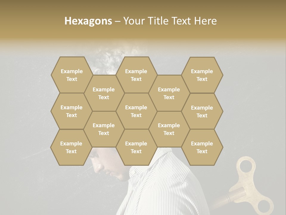 Worker Sadness Technology PowerPoint Template