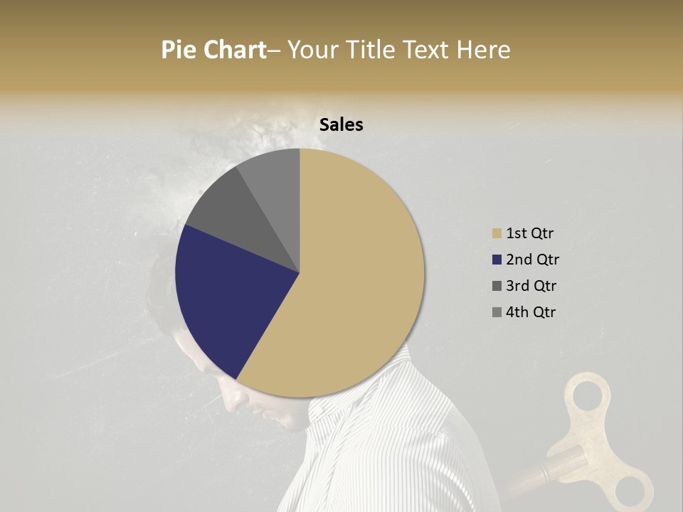 Worker Sadness Technology PowerPoint Template