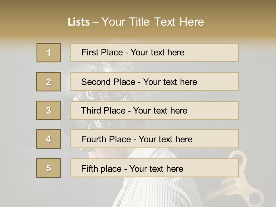 Worker Sadness Technology PowerPoint Template