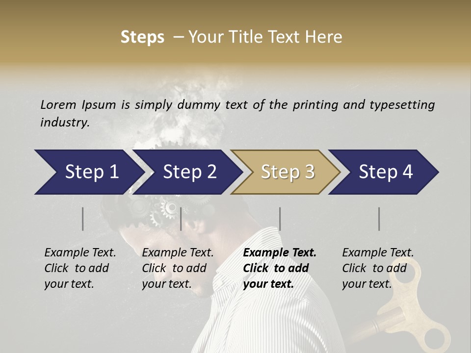 Worker Sadness Technology PowerPoint Template