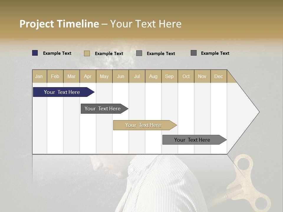Worker Sadness Technology PowerPoint Template