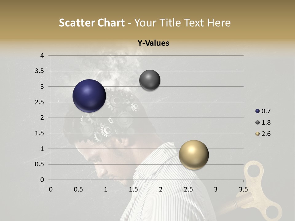 Worker Sadness Technology PowerPoint Template