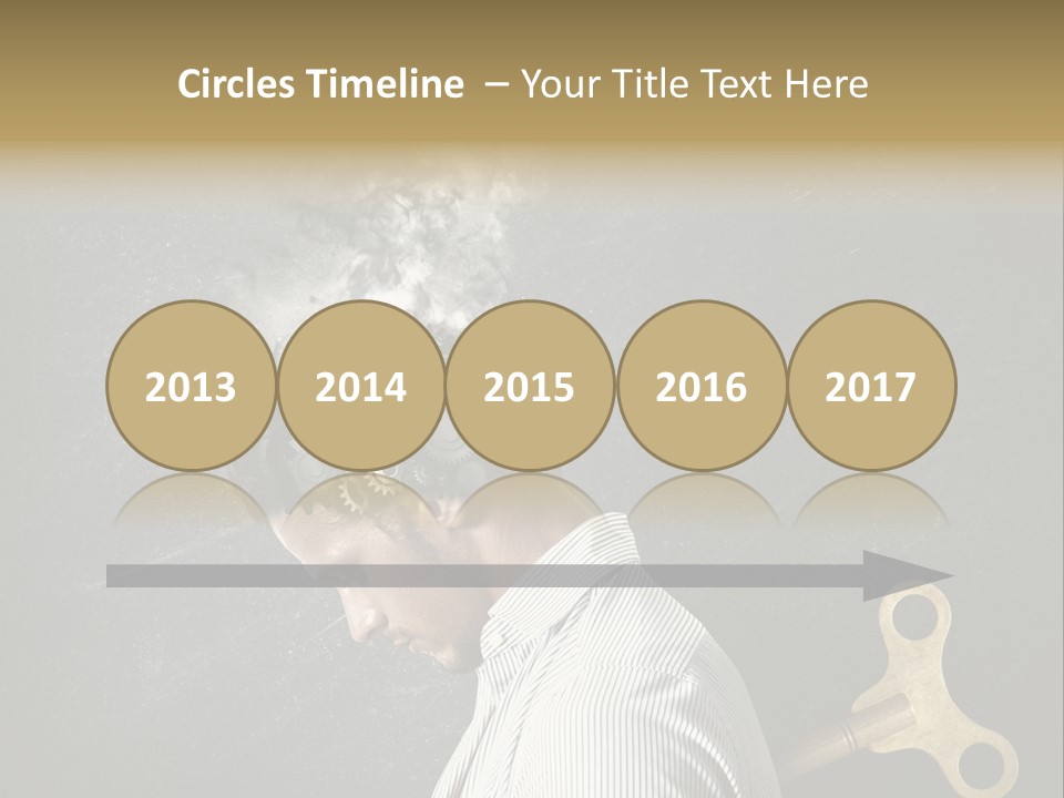 Worker Sadness Technology PowerPoint Template