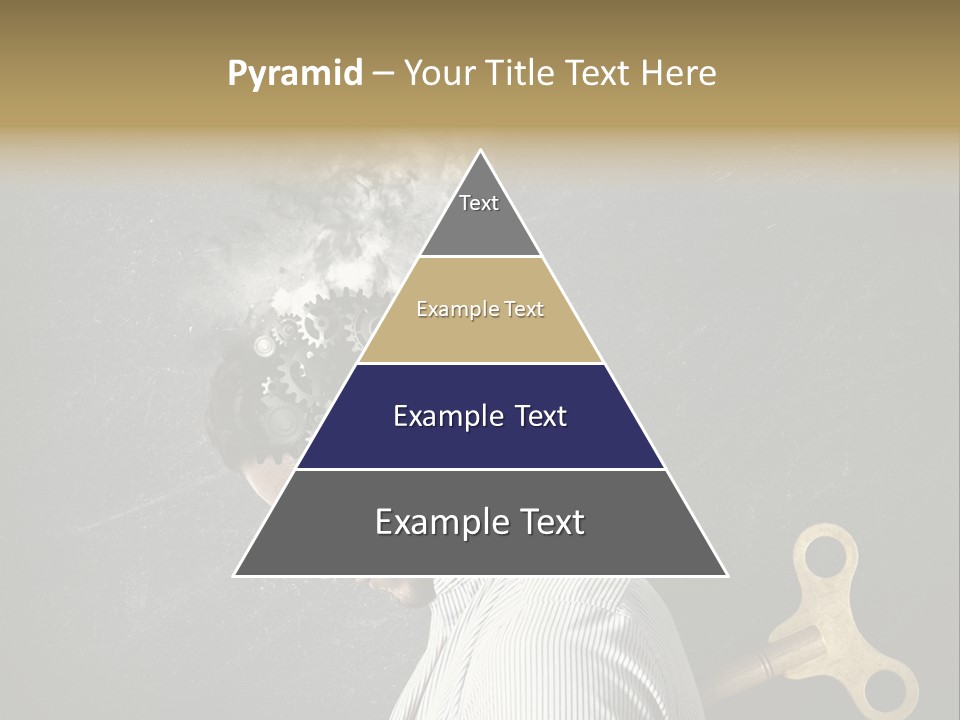 Worker Sadness Technology PowerPoint Template