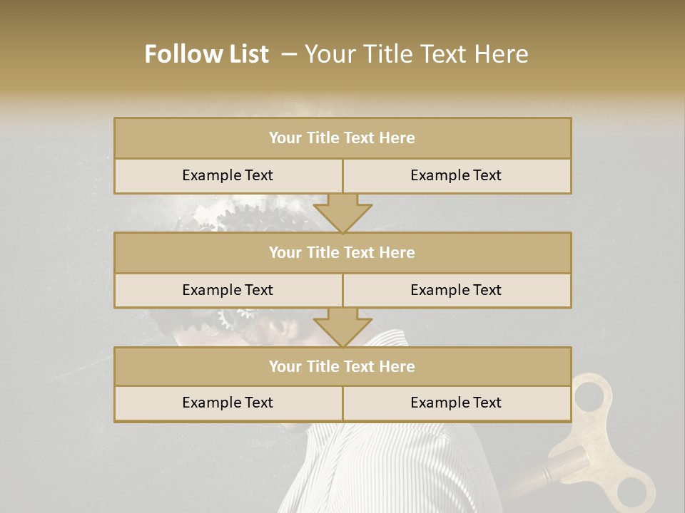 Worker Sadness Technology PowerPoint Template