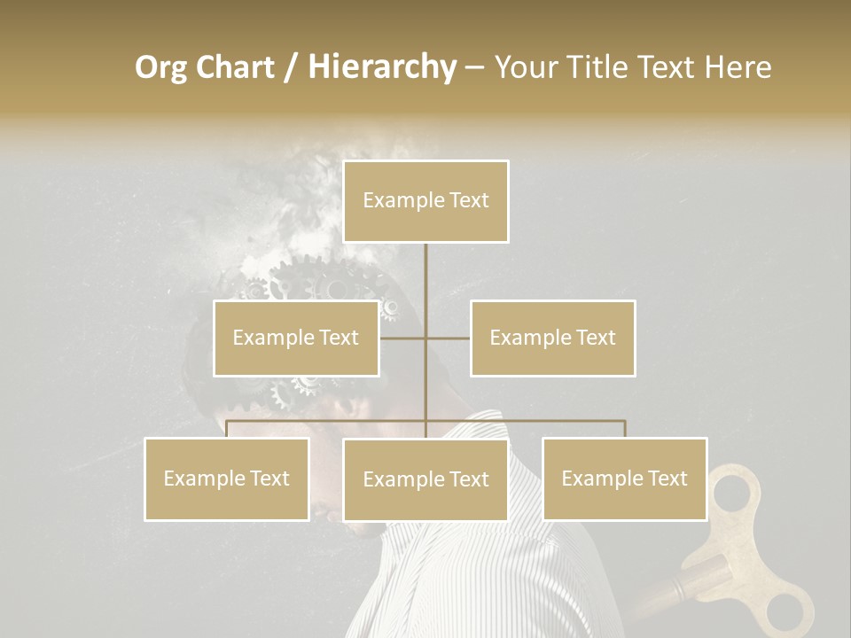 Worker Sadness Technology PowerPoint Template