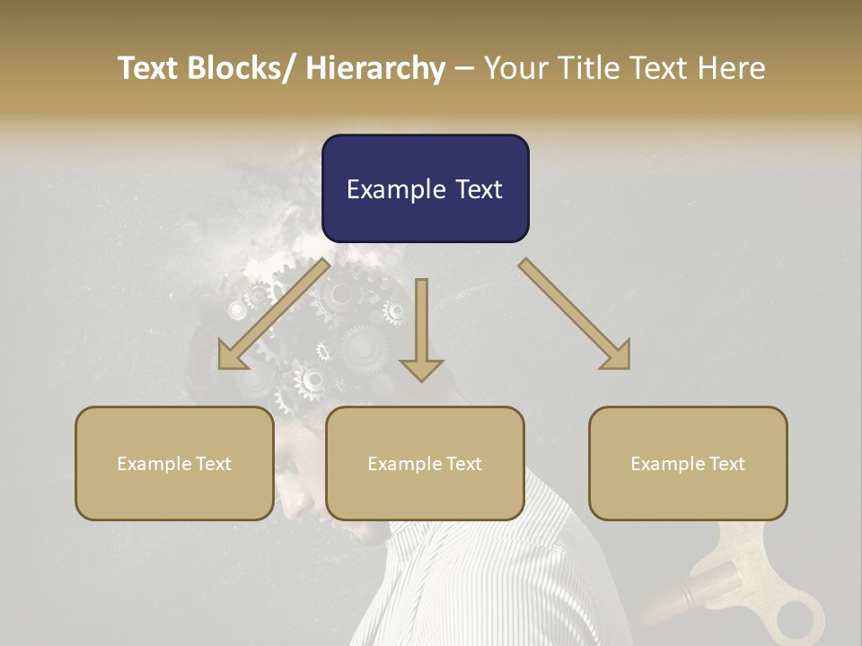 Worker Sadness Technology PowerPoint Template