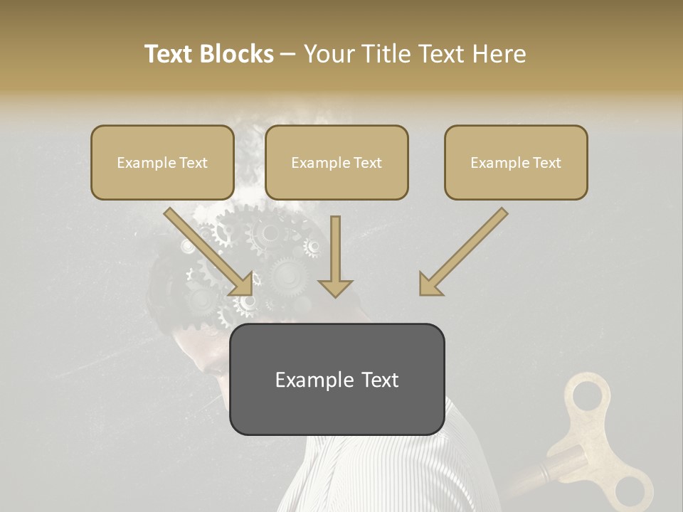 Worker Sadness Technology PowerPoint Template