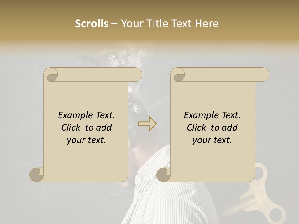 Worker Sadness Technology PowerPoint Template