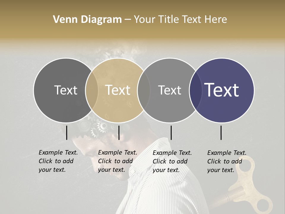 Worker Sadness Technology PowerPoint Template
