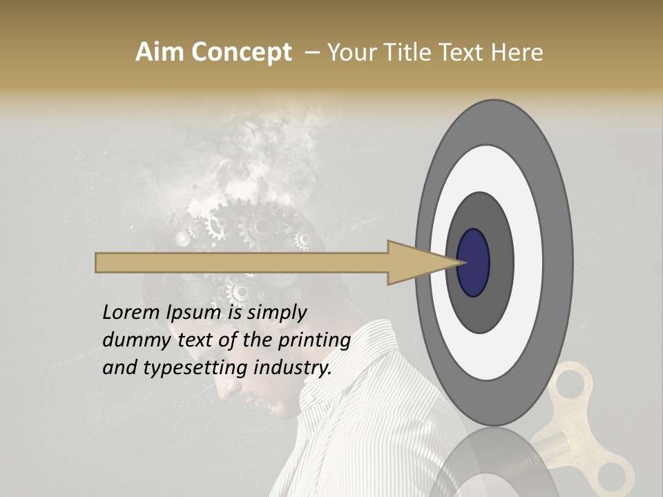 Worker Sadness Technology PowerPoint Template