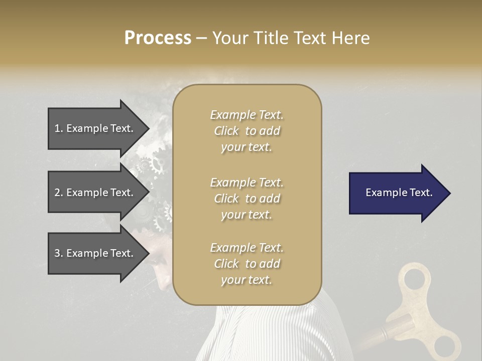 Worker Sadness Technology PowerPoint Template