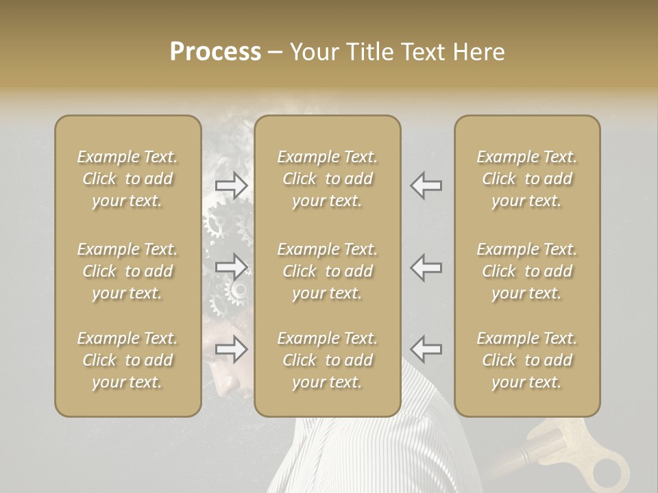 Worker Sadness Technology PowerPoint Template