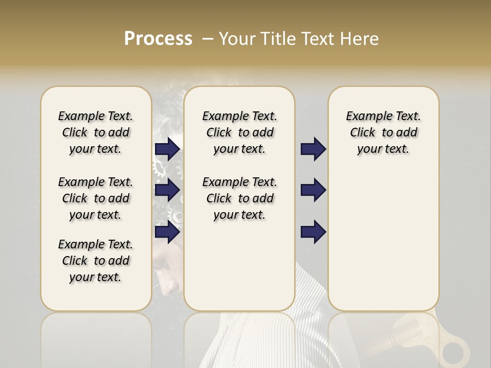 Worker Sadness Technology PowerPoint Template