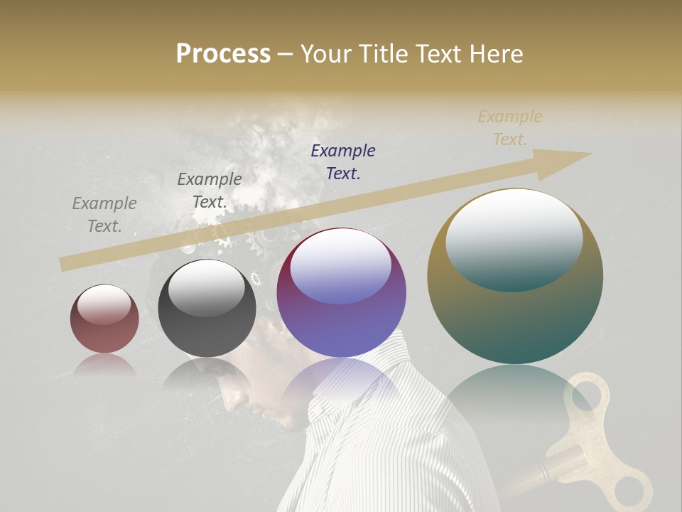Worker Sadness Technology PowerPoint Template