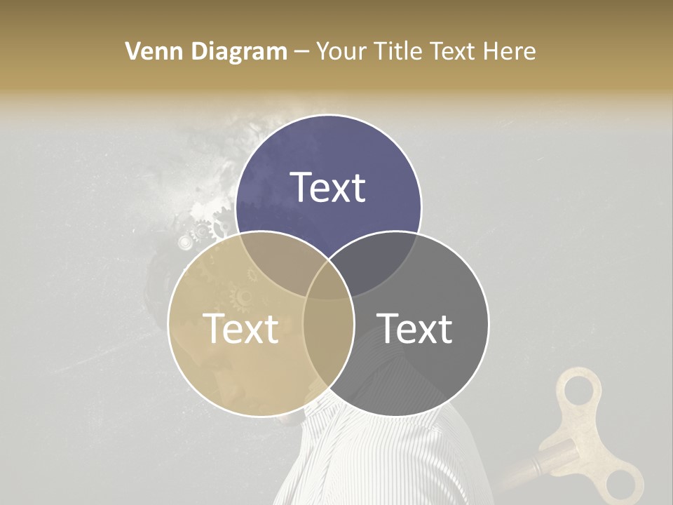 Worker Sadness Technology PowerPoint Template