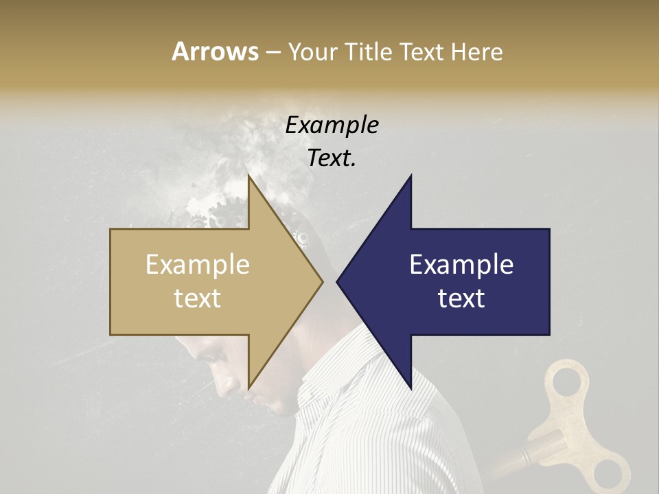 Worker Sadness Technology PowerPoint Template
