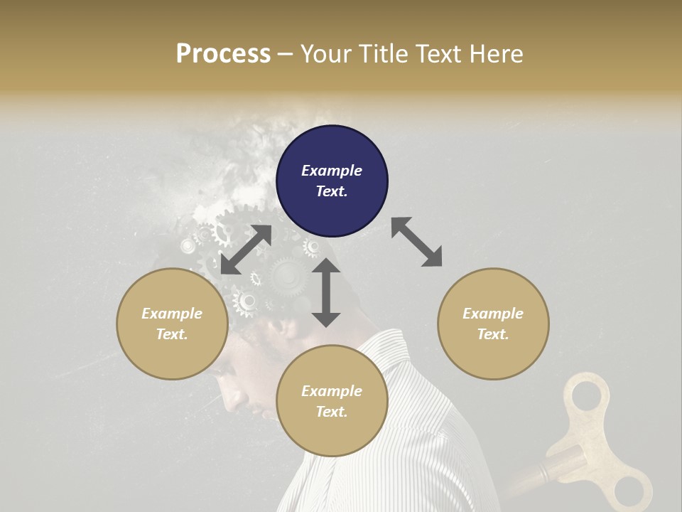 Worker Sadness Technology PowerPoint Template