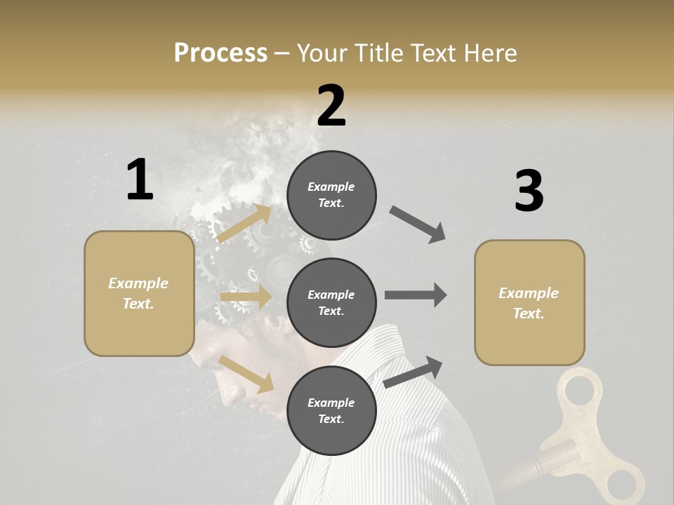Worker Sadness Technology PowerPoint Template
