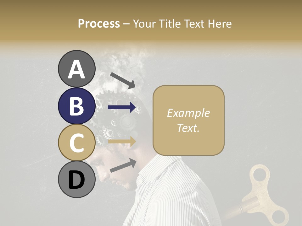 Worker Sadness Technology PowerPoint Template