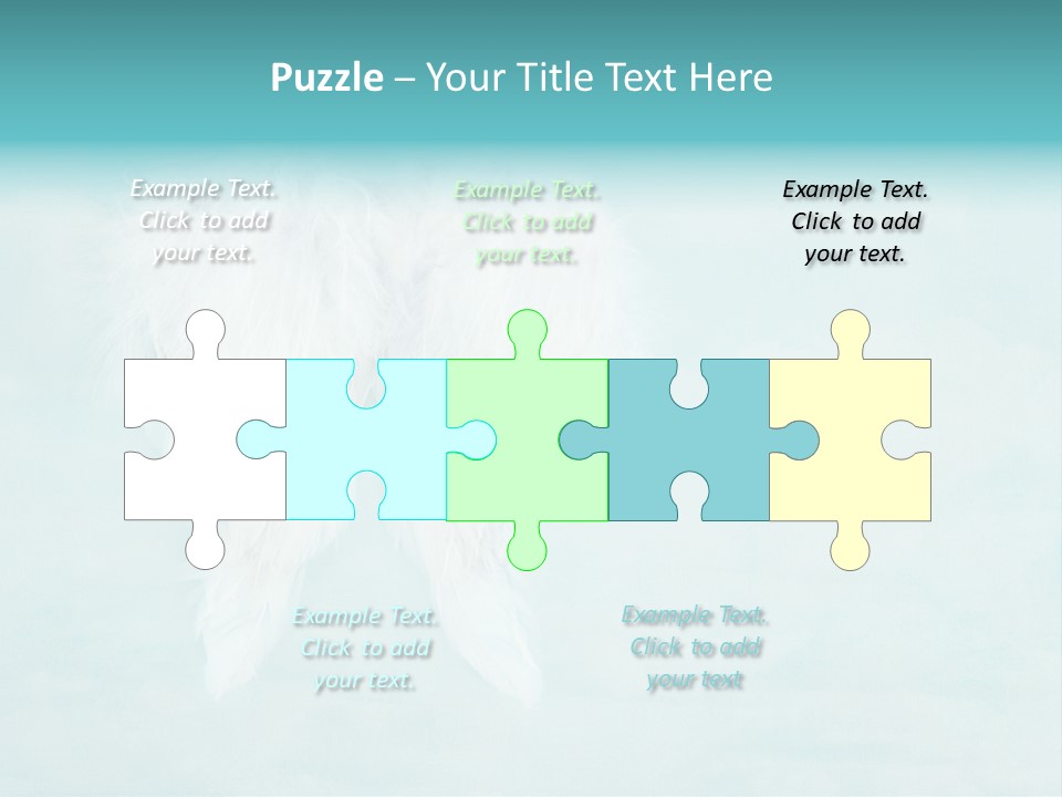 Delicate Angel Innocence PowerPoint Template