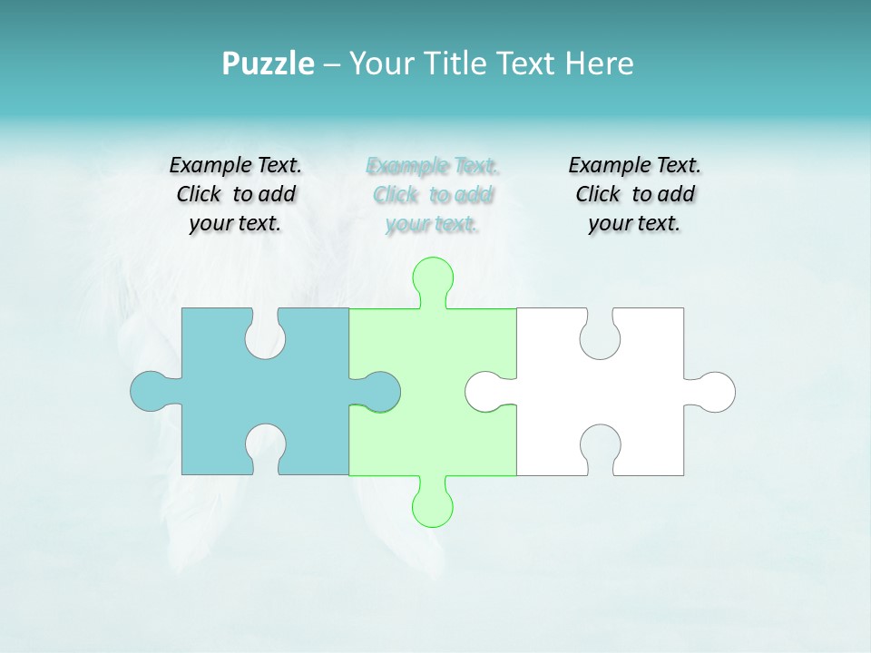 Delicate Angel Innocence PowerPoint Template