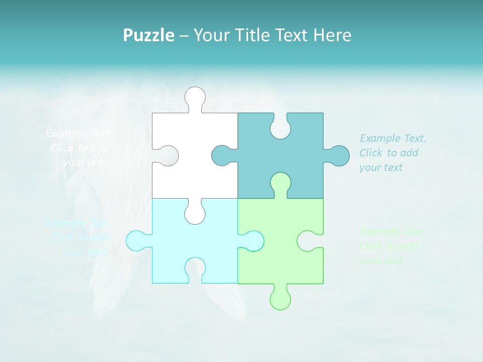 Delicate Angel Innocence PowerPoint Template