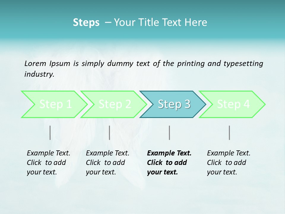 Delicate Angel Innocence PowerPoint Template