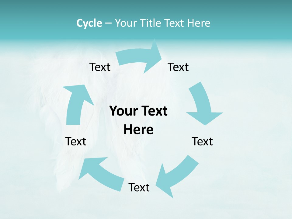 Delicate Angel Innocence PowerPoint Template