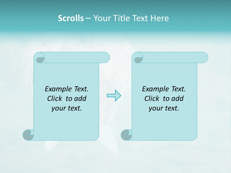 Delicate Angel Innocence PowerPoint Template