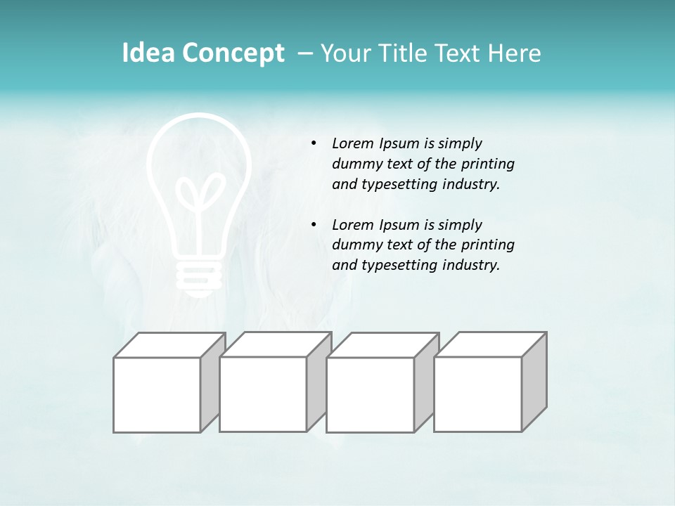 Delicate Angel Innocence PowerPoint Template