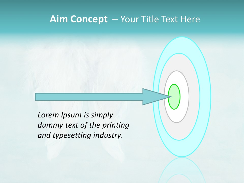 Delicate Angel Innocence PowerPoint Template