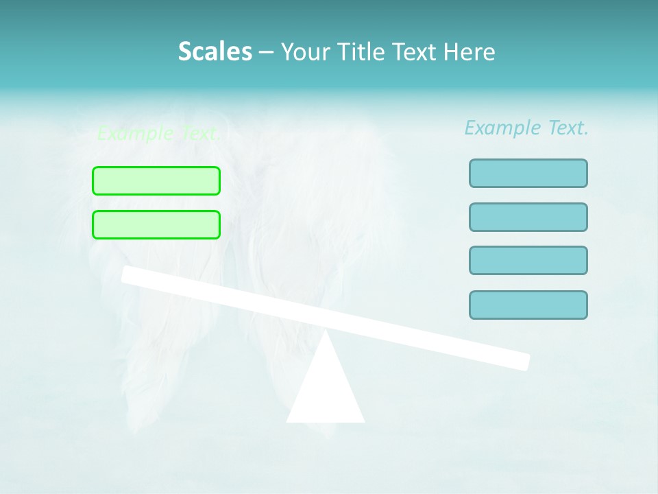 Delicate Angel Innocence PowerPoint Template