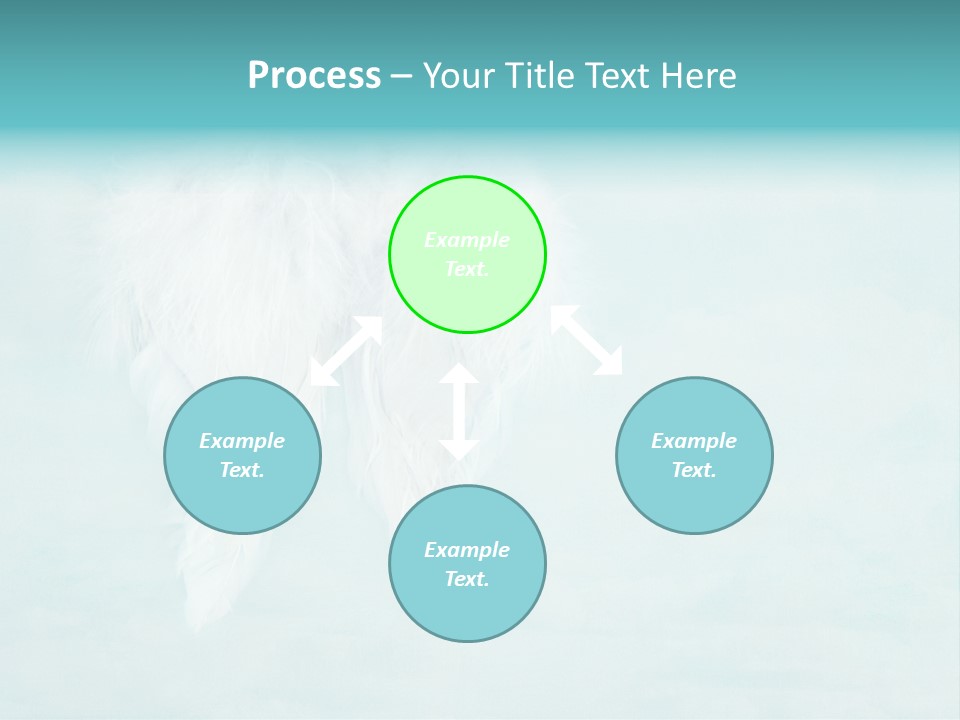Delicate Angel Innocence PowerPoint Template