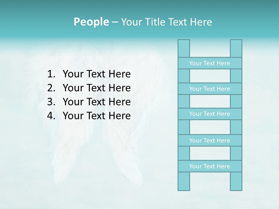 Delicate Angel Innocence PowerPoint Template