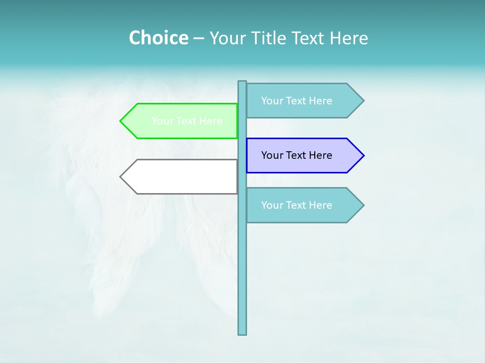 Delicate Angel Innocence PowerPoint Template