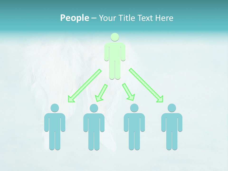 Delicate Angel Innocence PowerPoint Template