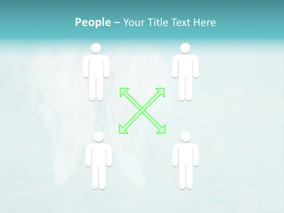 Delicate Angel Innocence PowerPoint Template