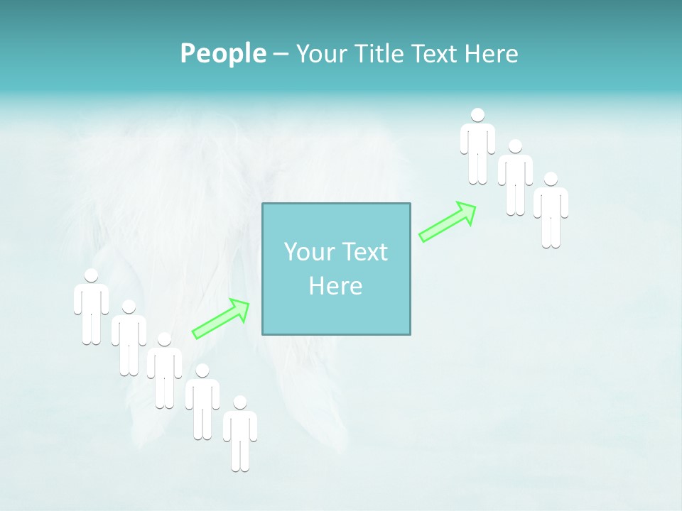 Delicate Angel Innocence PowerPoint Template