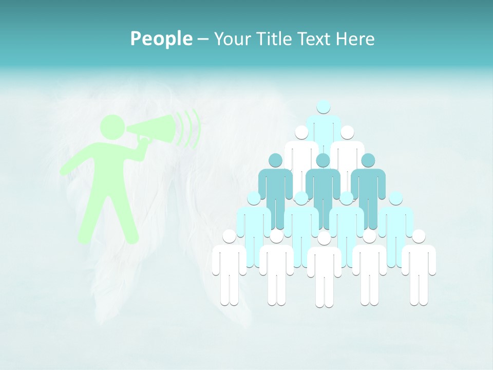 Delicate Angel Innocence PowerPoint Template