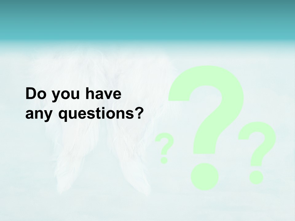 Delicate Angel Innocence PowerPoint Template