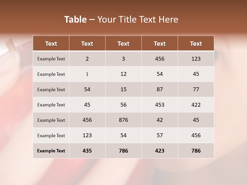 Brunette Lady Laugh PowerPoint Template