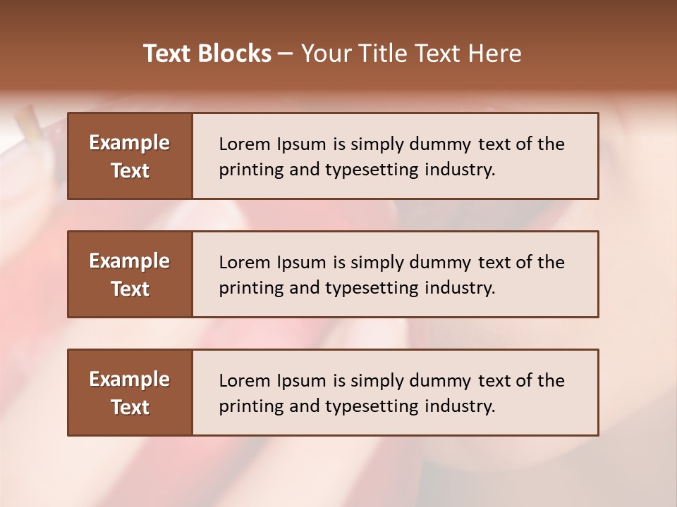 Brunette Lady Laugh PowerPoint Template