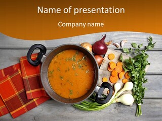 Green Gourmet Garden PowerPoint Template