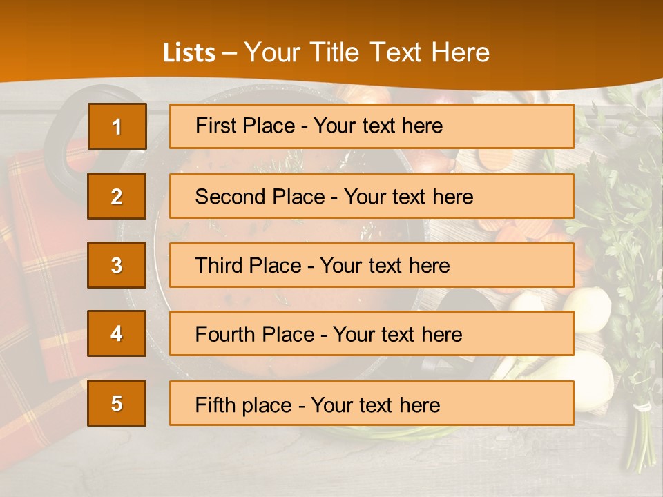 Green Gourmet Garden PowerPoint Template