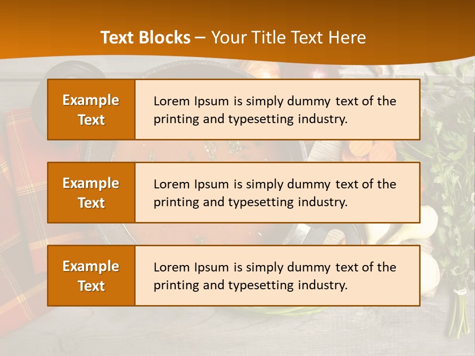Green Gourmet Garden PowerPoint Template