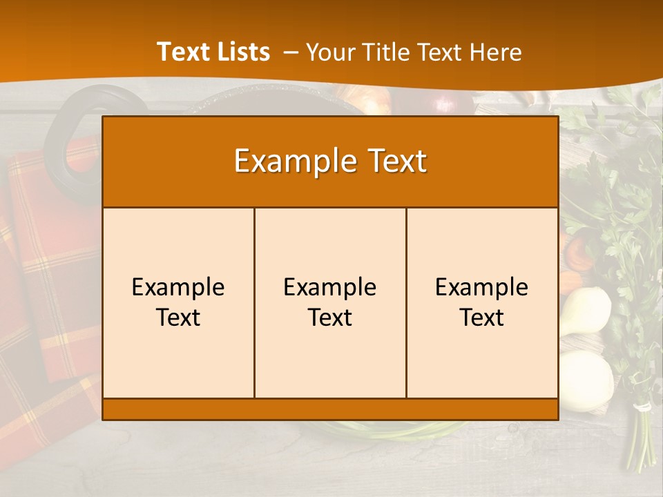 Green Gourmet Garden PowerPoint Template