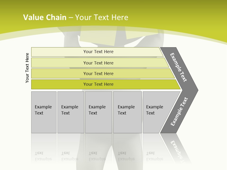 D Small Person Stickynote Memory PowerPoint Template